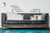 MuchoWow® Zierkissen Sofakissen Wohnzimmer Dekokissen 50x30 Produktbild-Vorschau 3