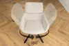 riess-ambiente Drehbarer Retro Stuhl UNIQUE champagner Produktbild-Vorschau 13