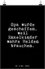 Mr. & Mrs. Panda Bild Opa wurde geschaffen, weil... DIN A4 Produktbild-Vorschau 1