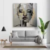 Muralo CANVAS Leinwand Bilder Abstrakt GESICHT Porträt Produktbild-Vorschau 5