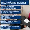 HIXO 12x Wärmepflaster Wärmepads bei Rückenschmerzen - Produktbild-Vorschau 2