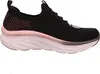 A side view of a black sneaker with pink and white accents. Náhled obrázku produktu