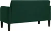 vidaXL Divano a due posti in velluto verde scuro 109 cm Anteprima dell’immagine prodotto 5