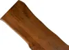 A close-up view of a wooden bench with a live edge. Produktbild-Vorschau