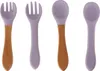 KIK Silikon-Geschirr-Set fü r Kinder Krabbe 9 Stü ck - lila Produktbild-Vorschau 9