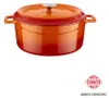 LAVA Gusseisentopf mit Deckel, emailliert, Ø 28 cm, 6,71 Produktbild-Vorschau 8