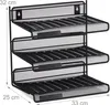 relaxdays 10028948_46 relaxdays Briefablagen-System schwarz Náhled obrázku produktu 4