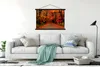 MuchoWow® Textilposter Herbst - Wald - Laub 150x100 cm mit Produktbild-Vorschau 3