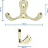 A product image showing a double hook with dimensions indicated. Produktbild-Vorschau