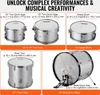 ensemble de batterie 5 pièces Drum pleine grandeur avec Voir les images du produit 3