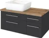 Waschtischunterschrank Dasa (links) 90cm mit 4 Schubladen - Produktbild-Vorschau 2