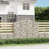 Gabionen mit Hochbogen 15Stk. 200x50x160/180cm Verzinktes Produktbild-Vorschau 2