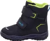 A single blue and green winter boot for children. Voir les images du produit