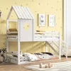 CDGlobal  Etagenbett 90x200cm mit Treppe und Rutsche, Produktbild-Vorschau 3