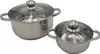 BURI Edelstahl Kochtopfset 12-tlg. mit Glasdeckel Topfset Produktbild-Vorschau 6