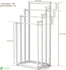 VOUNOT® Portasciugamani in metallo in piedi per il bagno, Anteprima dell’immagine prodotto 4