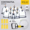 4FIZJO Vakuum-Saugglocken Set 12 Stück – Feuerlose Massage Produktbild-Vorschau 3