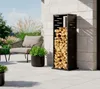 Luma Grid, kovový regál na dřevo do interiéru i exteriéru, Náhled obrázku produktu 3