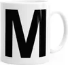 Kaffee-Tasse Buchstaben Buchstabe Arial Bold glänzend Produktbild-Vorschau 1
