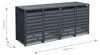 Westmann Metall Mülltonnenbox 4er Kubus 4x240 L Anthrazit Produktbild-Vorschau 7