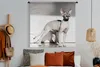 MuchoWow® Wandteppich Wandbehang Sportliche Sphynx-Katze Produktbild-Vorschau 4