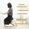 okwish Kľačiaca stolička Ergonomická stolička Čalúnená Náhľad obrázku produktu 8