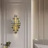 Wandleuchte Innen Aus Metall (Chrom Farbe) und Glas in Produktbild-Vorschau 3