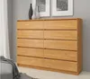 BDW, Kommode mit 10 Schubladen, 160×40×121 cm, K160, Erle Produktbild-Vorschau 7