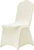 100x housses de chaises en stretch Housse de chaise ivoire Voir les images du produit 9