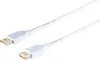 USB Kabel A Stecker/A Buchse verg. USB 2.0 weiß 1m Produktbild-Vorschau 1