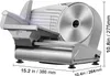 SucceBuy Trancheuse à viande électrique de, 180 W, lame de Voir les images du produit 8