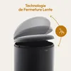 CASABEL Poubelle Cuisine 50L - 100% Acier Inoxydable, Voir les images du produit 8