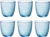 Bormioli Rocco Wassergläser Slot - Blau - 290 ml - 6 Stück Produktbild-Vorschau 1