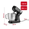 Robot Planetarny LEHMANN CELESTO LHOPM-1505-D Czarny 1500W, Podgląd zdjęcia produktu 6