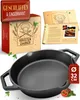 KRUSTENZAUBER Gusseisenpfanne Induktion 32cm Doppelgriff - Produktbild-Vorschau 1
