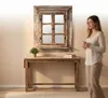 Mucola Wandspiegel mit Fensterläden Spiegel Bilderrahmen Produktbild-Vorschau 4