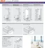 BLUM Schubladenschienen TANDEM-Höhe 83 mit Reling 227mm Produktbild-Vorschau 2