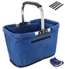 Einkaufskorb faltbar blau Aluminium Polyester 600D Produktbild-Vorschau 1