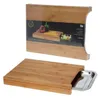 Excellent Houseware | Schneidebrett | Bambus mit Edelstahl Produktbild-Vorschau 8