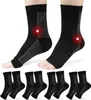 ACWOO Calze a compressione per neuropatia 4 paia nero L/XL Anteprima dell’immagine prodotto 1