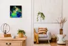 Coloray Uhr auf Leinwand 30x30 cm Wand Uhr Dekoration Produktbild-Vorschau 3
