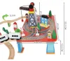 Treno in legno - treno alimentato a batteria Anteprima dell’immagine prodotto 14