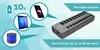 D I-TEC USB 3.0 HUB, 10 poorten, 48W Productafbeelding-voorbeeld 4