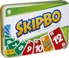 The image shows the Skip-Bo Deluxe card game in its metal tin packaging. Produktbild-Vorschau