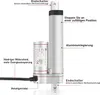 SWANEW 1500N lineárny motor nastavenie pohonu elektrický Náhľad obrázku produktu 5