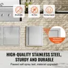 Přístupová dvířka ke grilu VEVOR, 457 x 533 mm, jednoduchá Náhled obrázku produktu 3
