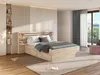 Lit avec rangement - 180 x 200 cm - Couleurs bois - TENALIA Voir les images du produit 2