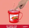 Sistema Microwave Suppentasse | 656 ml | BPA-frei | rot | 3 Produktbild-Vorschau 3