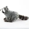 A plush toy raccoon is shown from the side against a white background. Produktbild-Vorschau