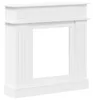 vidaXL Kaminumrandung Weiß 102 x 26 x 100 cm Holzwerkstoff Produktbild-Vorschau 1